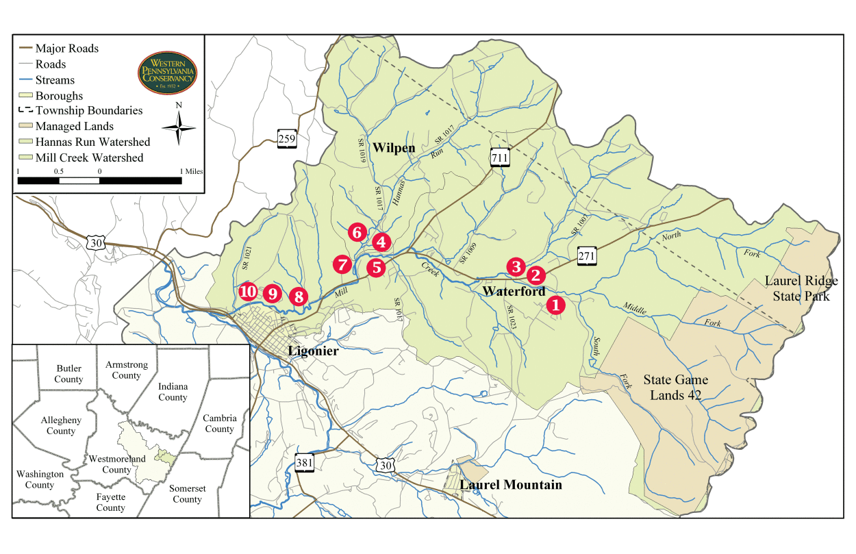 Mill Creek Map