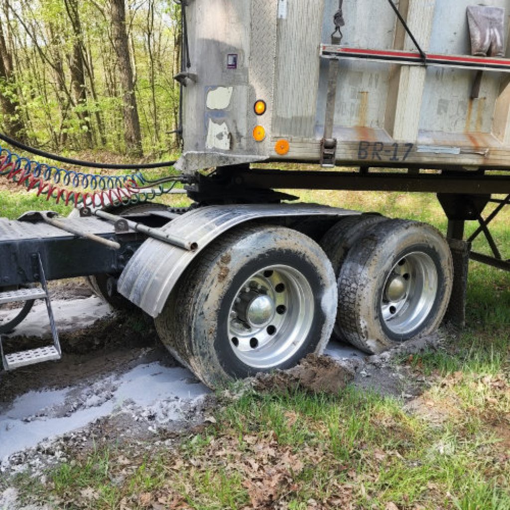Truck Stuck in the Mud