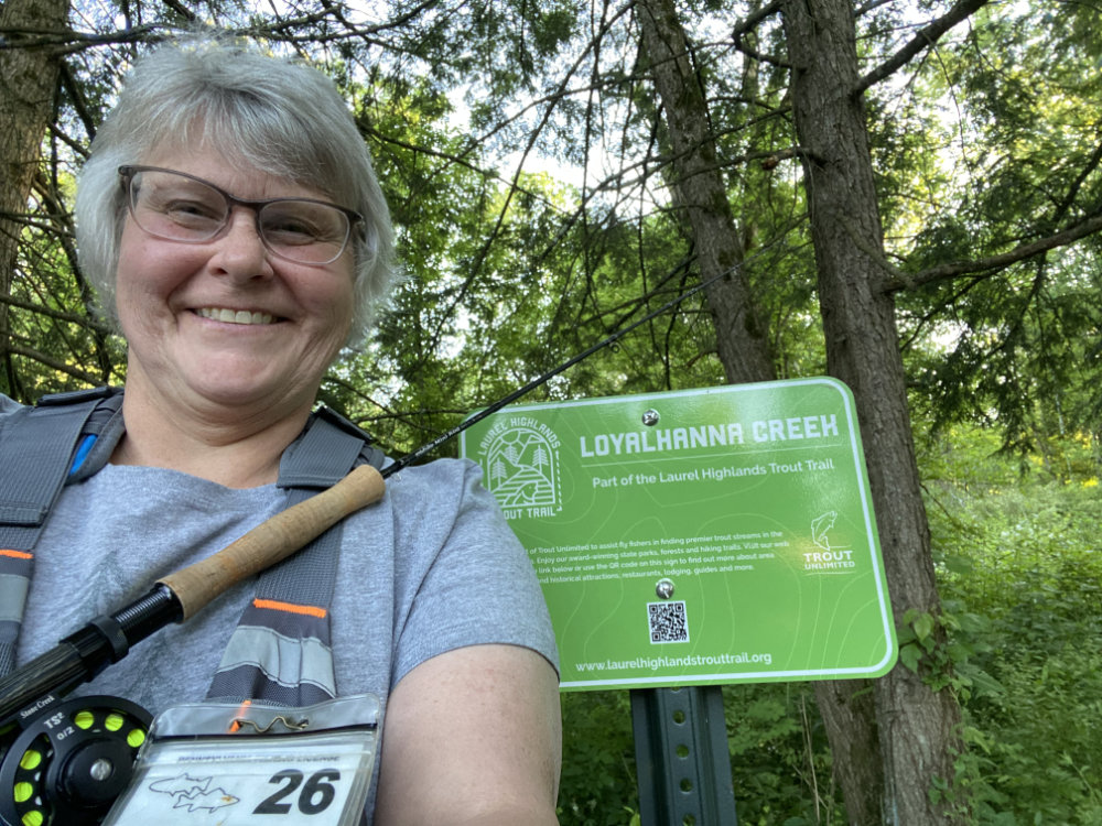 Barb at Loyalhanna Creek